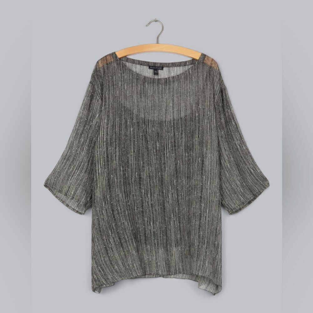 Eileen fisher | Firefly Printed Crinkle Silk Shirt and silk cami | XXS